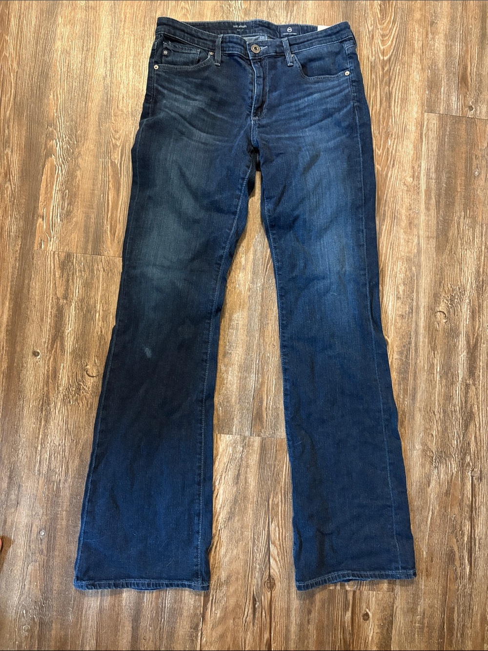 Ag Adriano Goldschmied Women's Dark Blue Flare Jeans size 30 R